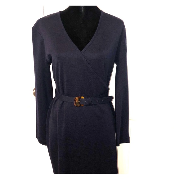 SOLD. Kasper KSL wrap dress PM - Picture 1 of 5